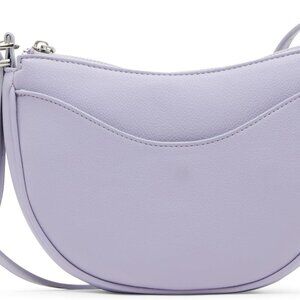 Chic Lavender Half Moon Crossbody with Sculpted Buckle - Everyday Essential